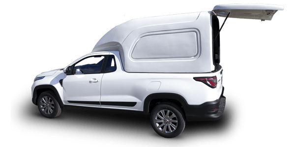 Capota de Fibra para Fiat Strada Carga alta.